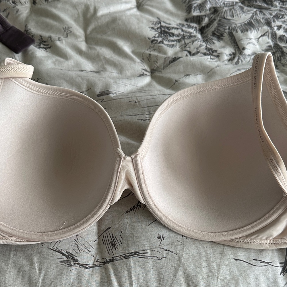 Women’s Padded Bra set!  Brown and Cream 3 great like new bras - spanx, VS & - Picture 9 of 13